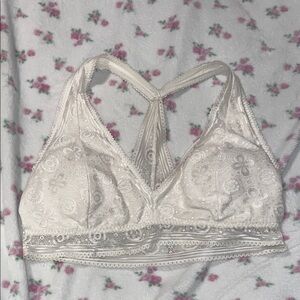 Gilly Hicks White Lace Bralette